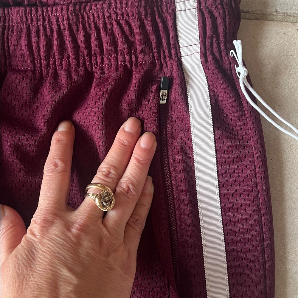 Bristol Studio Maroon Basketball Warmup Pants - Picture 2 of 7